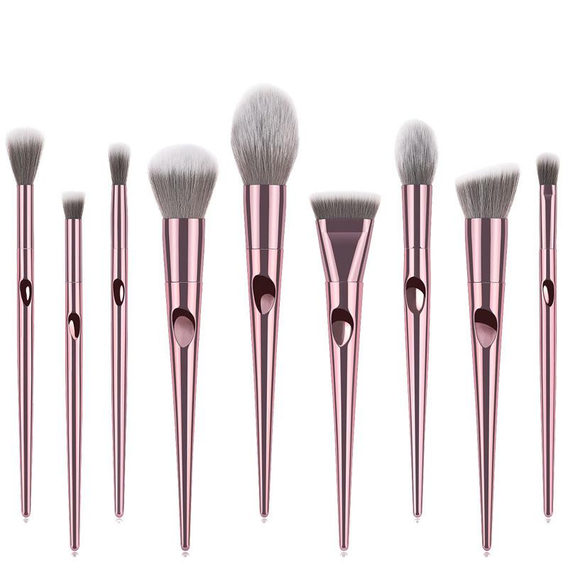 High Quality 10 Long Makeup Brushes