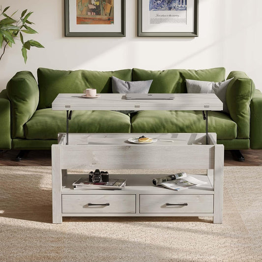 Coffee Table Lift Top, Multi-Function Dining and Storage