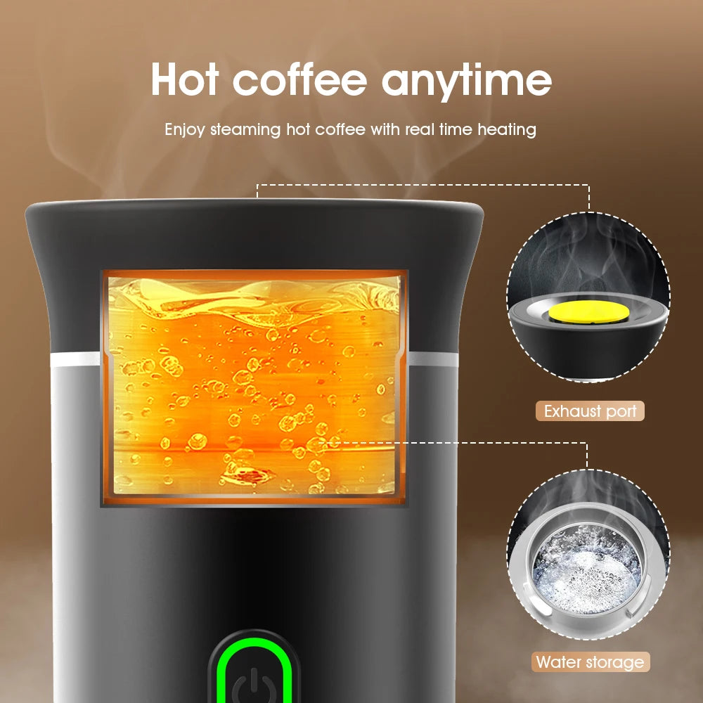 Electric Grinder Coffee Travel Handy 3 In1 Espresso Portable Coffee