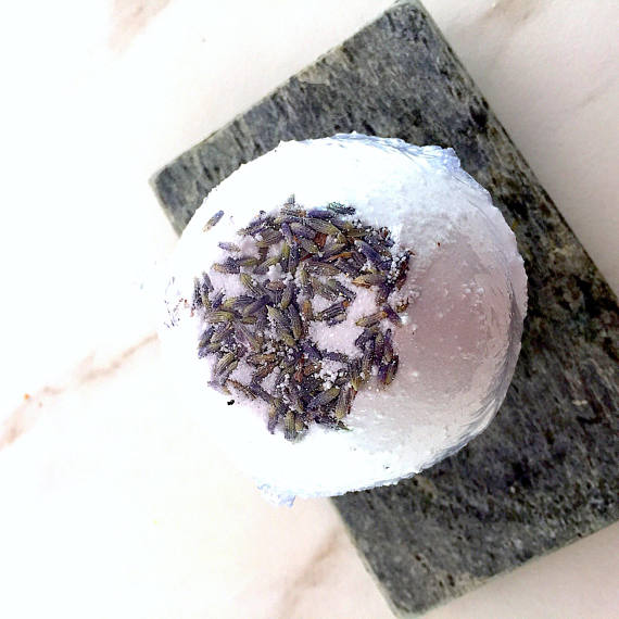 Organic Bath Bomb Calm Bomb- TWO SIZES lavender